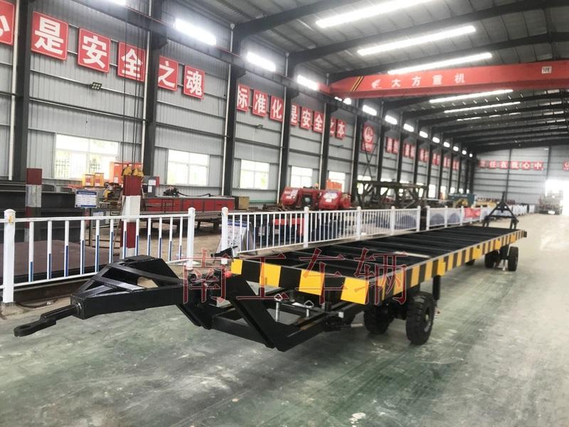 10吨骨架爱体育官方网站 双牵引集装箱用全挂车