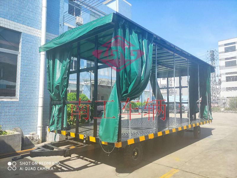 15吨雨篷双牵引爱体育官方网站篷式工具周转拖车