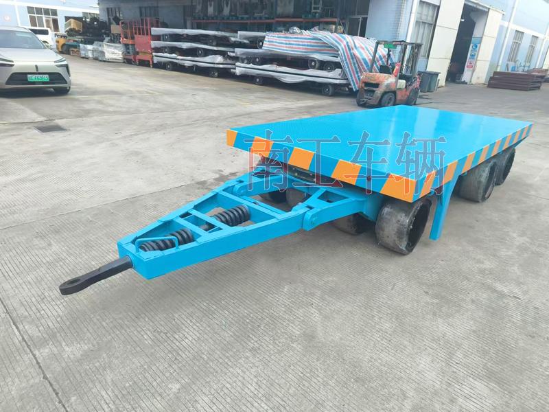 40吨重型爱体育官方网站 无动力牵引全挂工具拖车